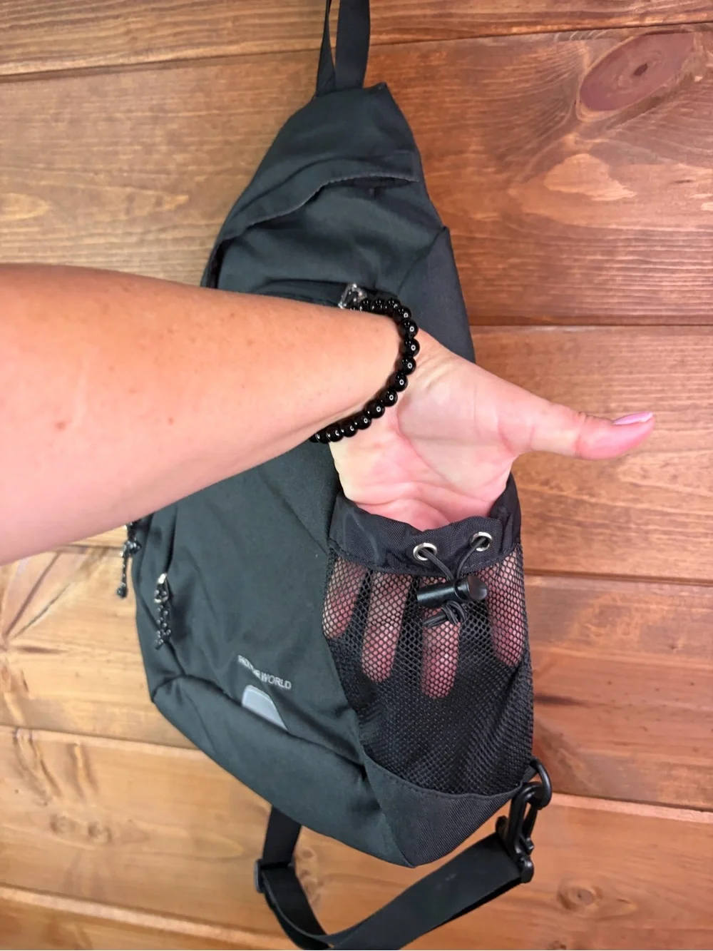 Oiwas NWT Black Sling Backpack Compact Everyday Carry 🖤